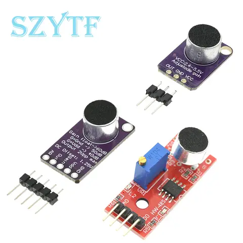 Electret Microphone Amplifier Stable MAX9814 Module Auto Gain Control MAX4466