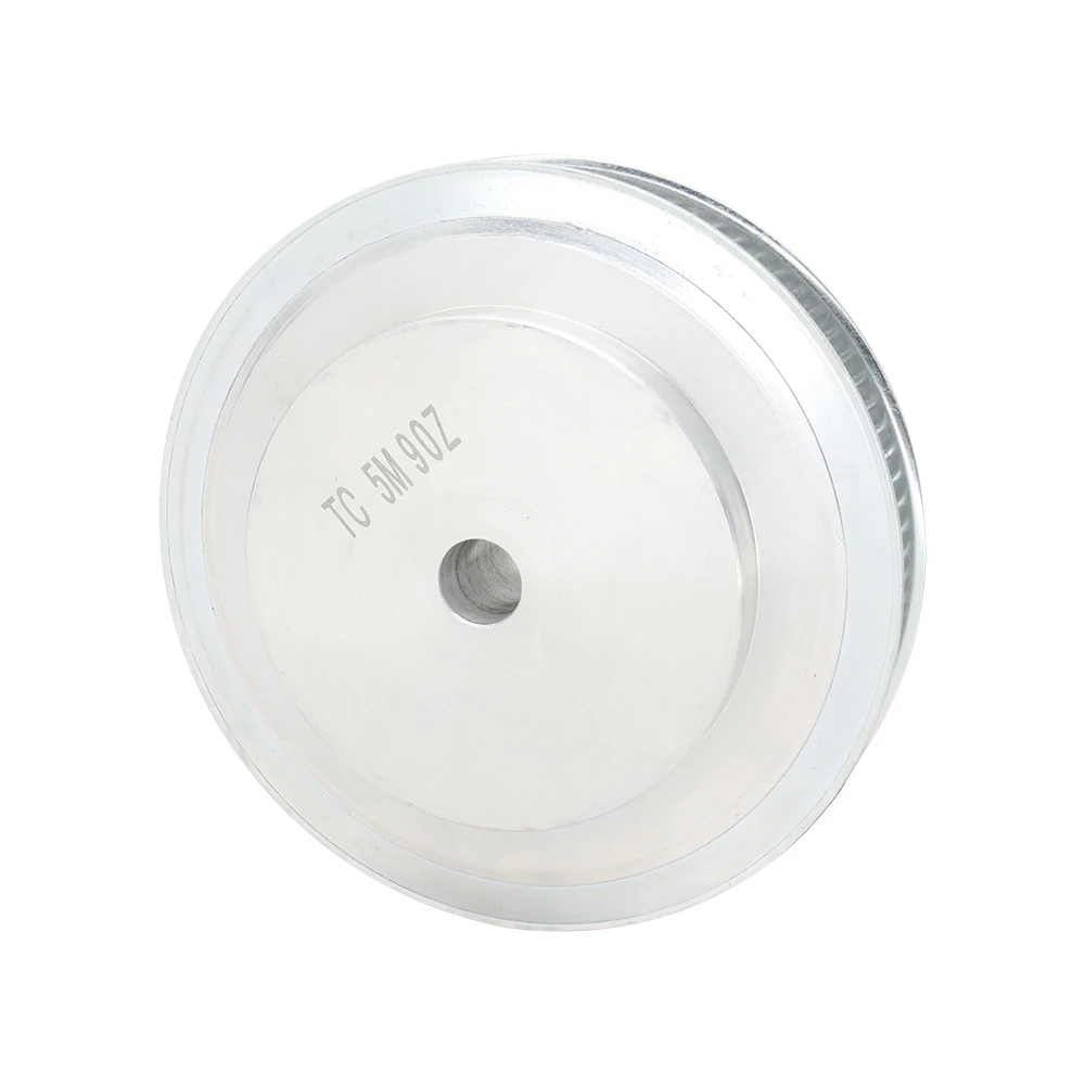 Imagem -04 - Roda m da Polia72t 75t 80t 90t 100t Furou o Tamanho 12 mm Passo 5.0 Polia da Liga Nenhum Parafuso da Postição para a Correia de Borracha da Largura 20 25 mm m a