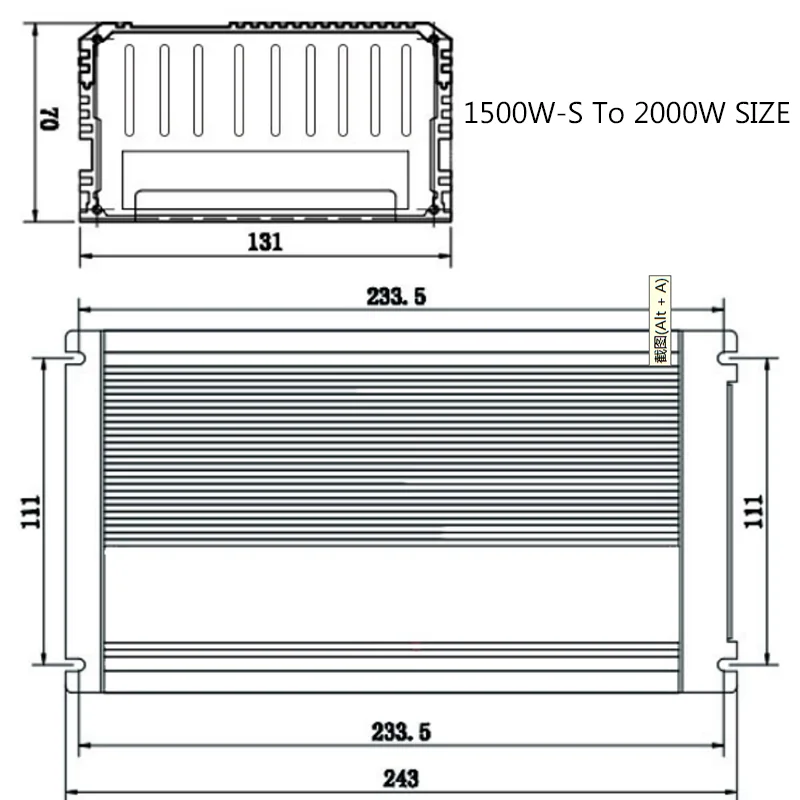 DB 1500W For motor PFC 1600W 1800W 2000W Power Supply DC 12V 125A Transformer 30V 48V 24V 60V 72V 90V 36V / 110 / 220V