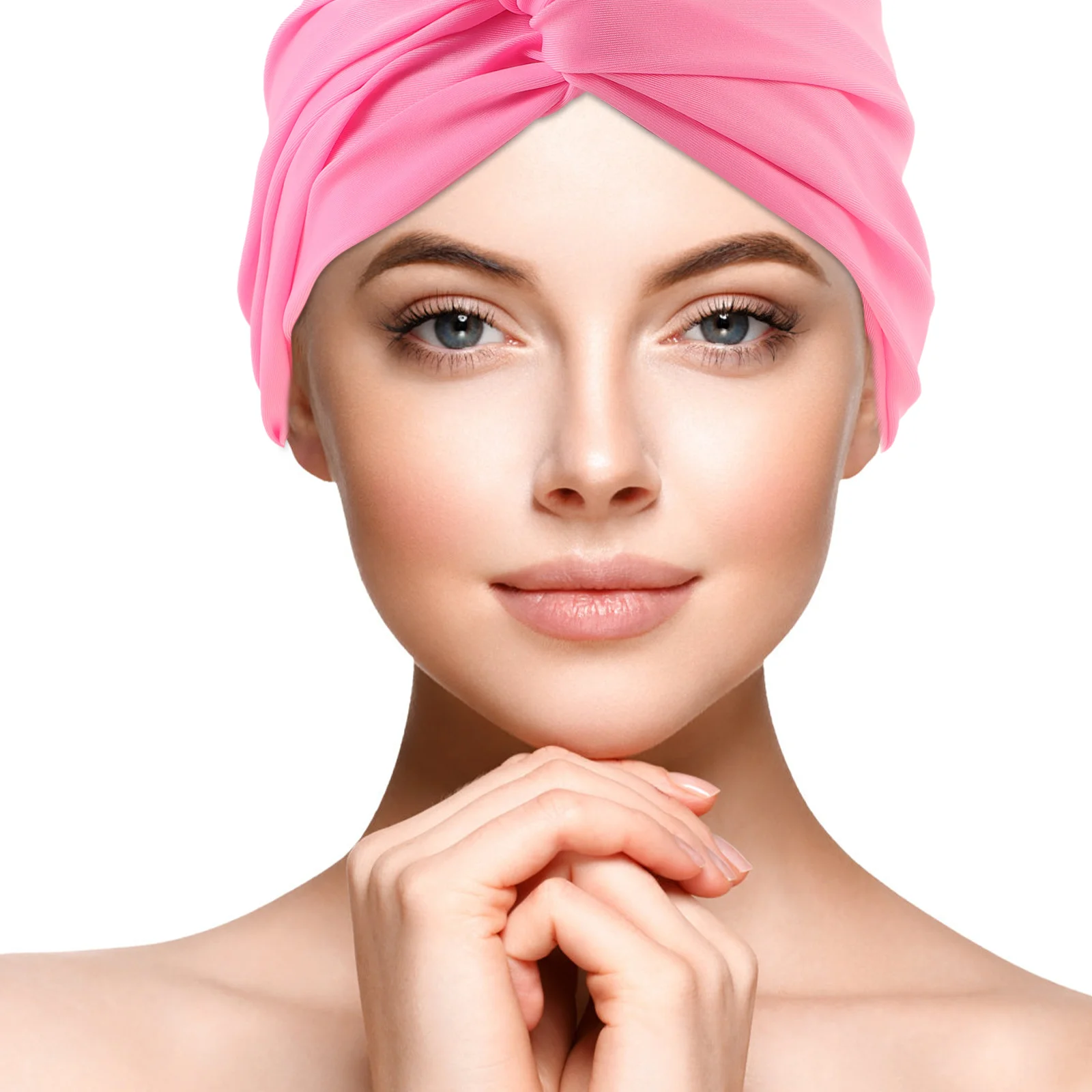 Gorro de baño Chinlon para mujer y adulto, elástico, duradero, ligero, Flexible, cómodo, protector de pelo, gorro de natación