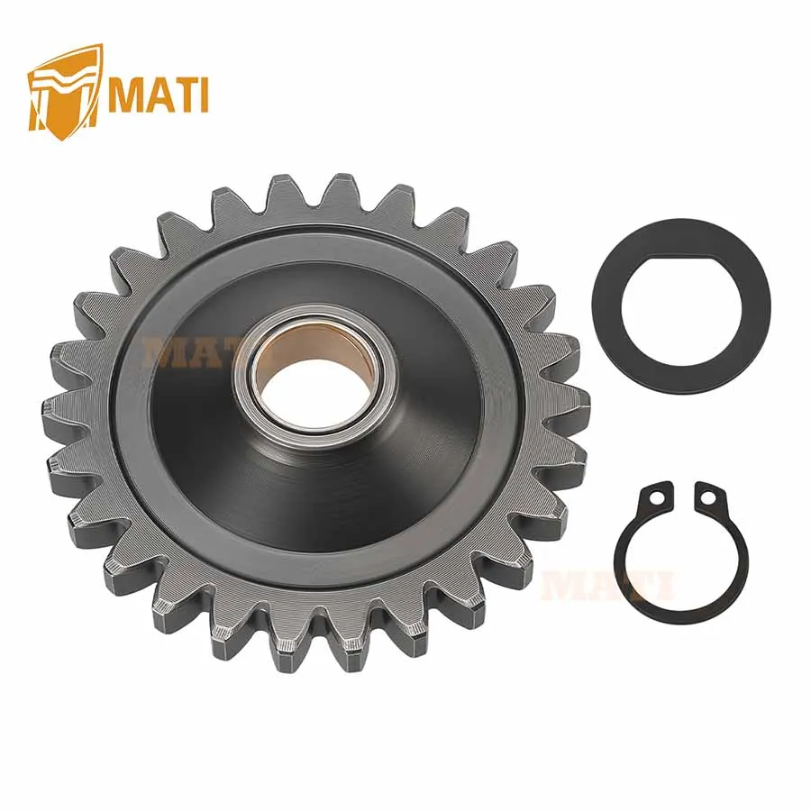 

M MATI Kick Idle Gear With Washer Circlip 4L0-15651-00-00 For Yamaha Banshee 350 YFZ350 1984-2006 RZ350 1984-1985