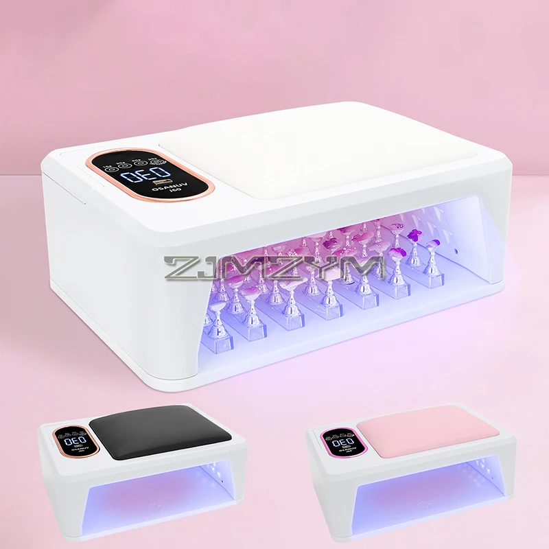 UV LED Nail Lamp, 288W Nail Lamp Nail Dryer Gel Polish UV Nail Light with 4 Timer Setting, Quick Dry Curing Lamp with Display