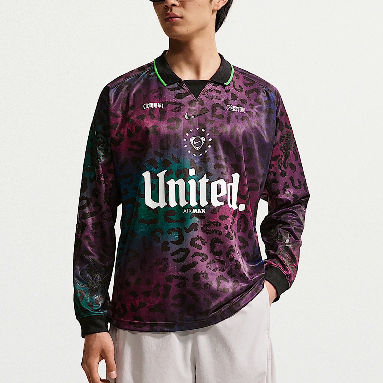Nike genuine Mad 90 Pack men's long sleeved reflective sports jersey IR7587-010