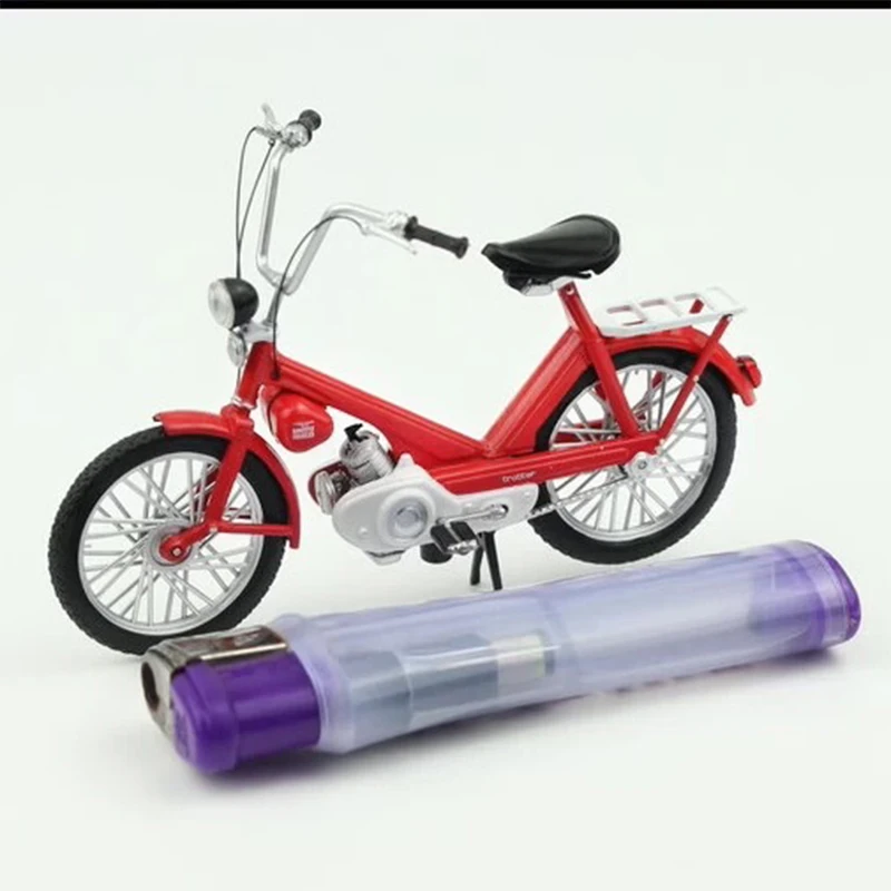 Modèle de moto en alliage 1:18, modèle de vélo électrique, ornement de Collection adapté aux amateurs de cyclisme, cadeaux pour enfants