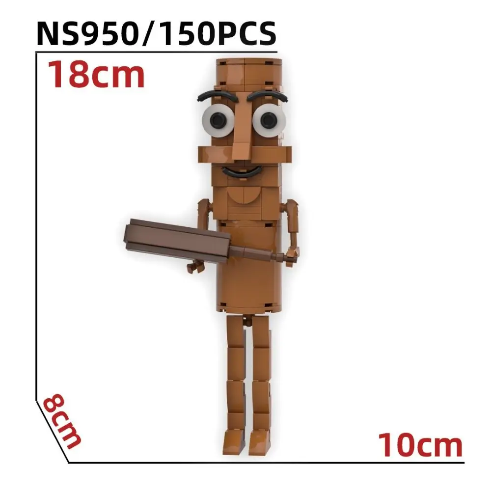 القرش تمثال Tingtungsahur اللبنات مضحك دمية الجمعية Tralalero Tralala الشكل زخرفة مفصلية المنقولة