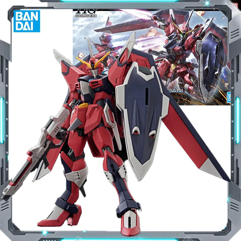 

Bandai Original IMMORTAL JUSTICE GUNDAM 1/144 Anime Action Figure Assembly Model Toys Collectible Model Ornaments Gifts
