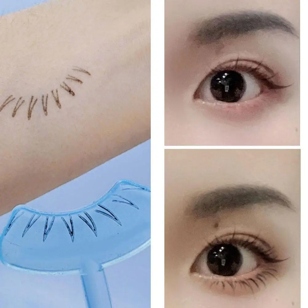 Wimperafdichting Diy Lagere Lash Extensions Stempels Siliconen Make-Up Tool Voor Beginners Handige Natuurlijke Simulatie Mascara Sticker