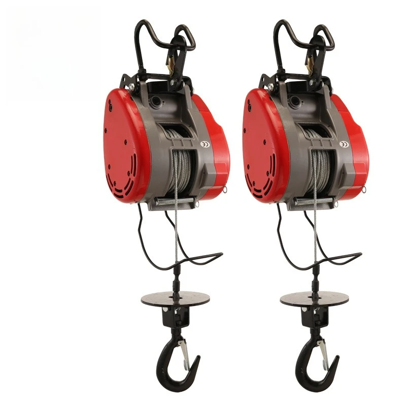 220V voltage suspended wire rope small diamond electric hoist