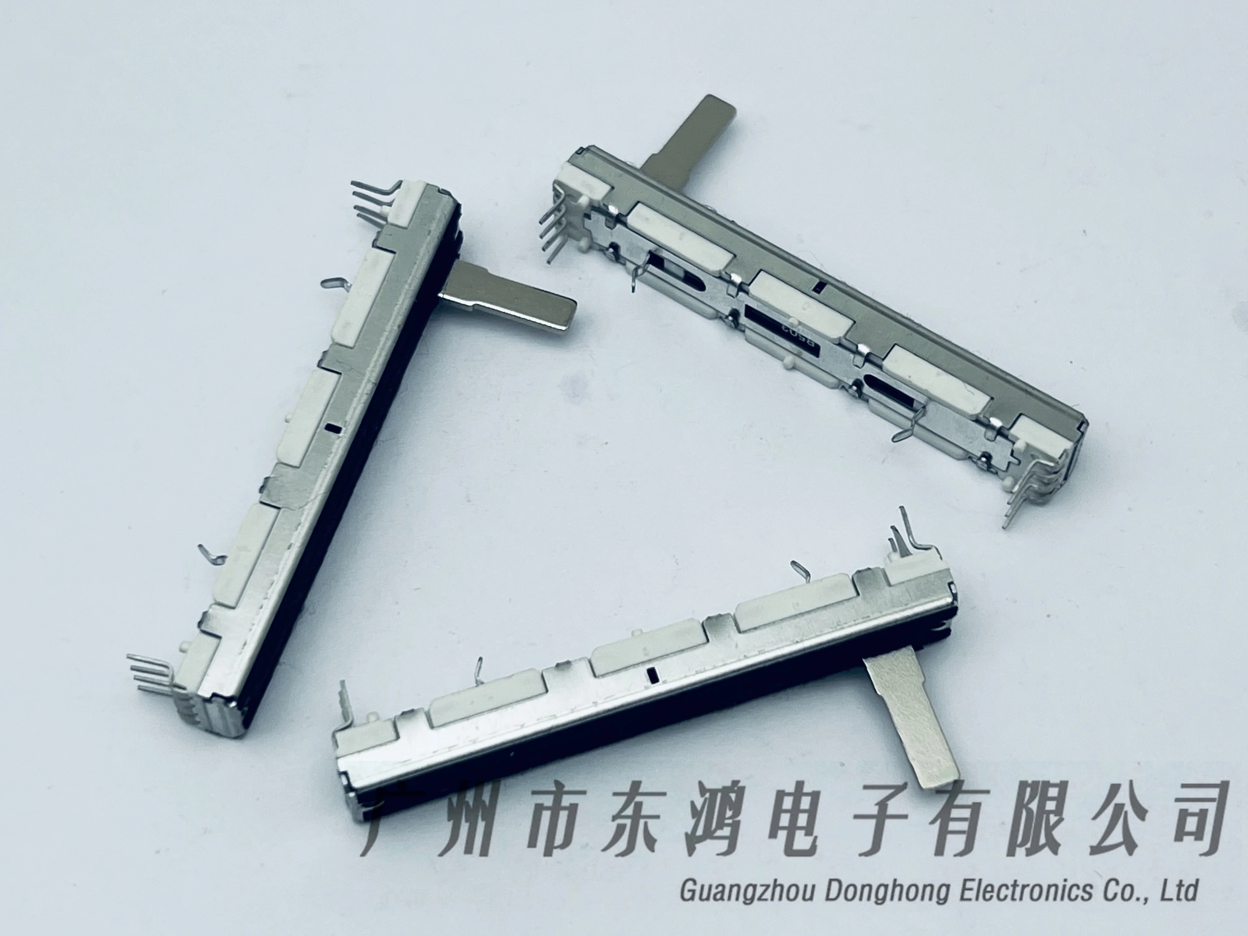 Djm -2000 mixer fader straight slip potentiometer B10k B50k axis length 15MM with center positioning