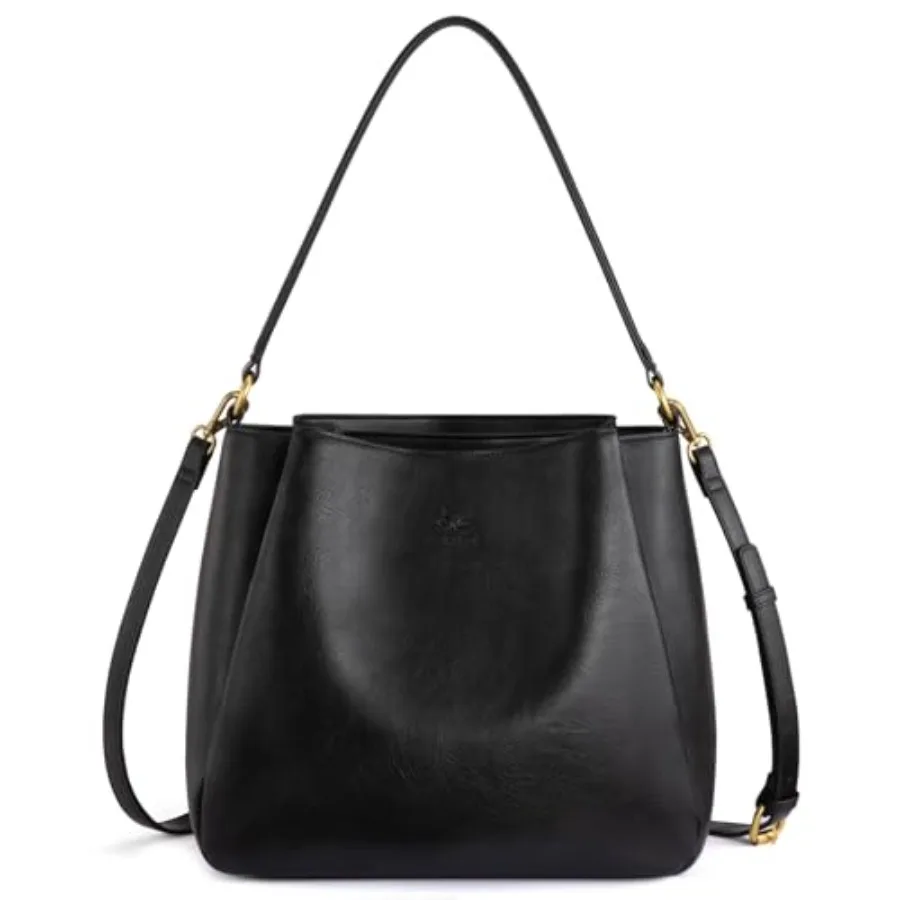 

LOVEVOOK Hobo Bag for Women with Three Compartments Waterproof Shoulder Handbags Purse for Work Shopping Travel
