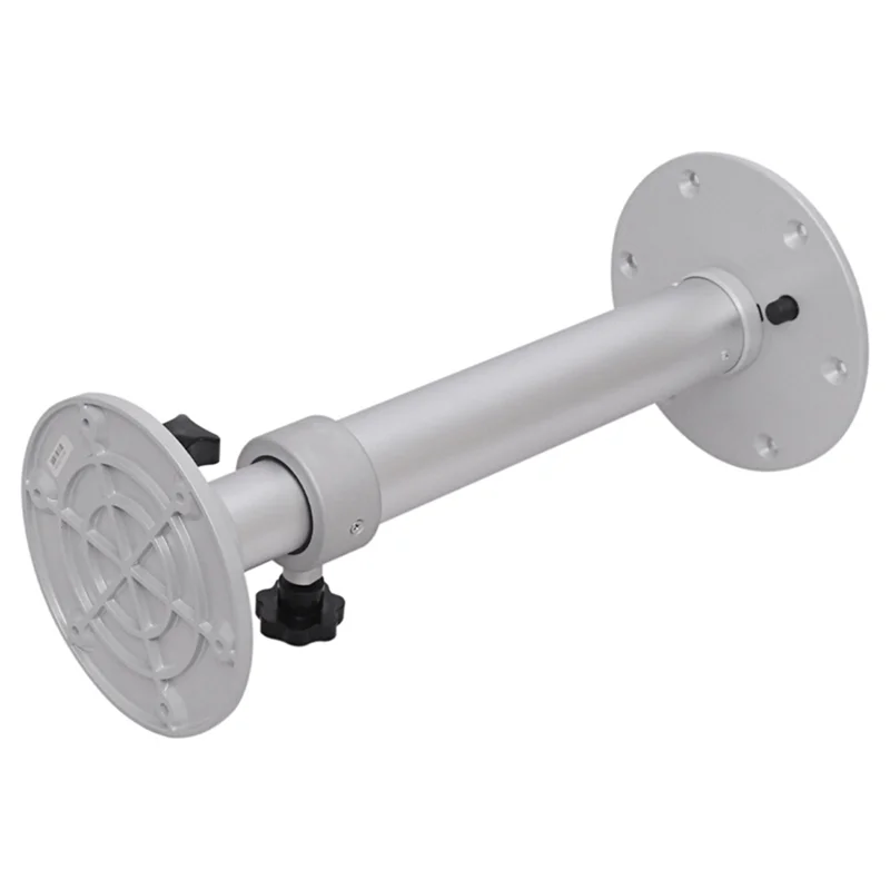 

Adjustable Table Pedestal Detachable Table Base Stand Leg Base Aluminum Alloy Table Base For RV Boat Yacht Silver White-A02G