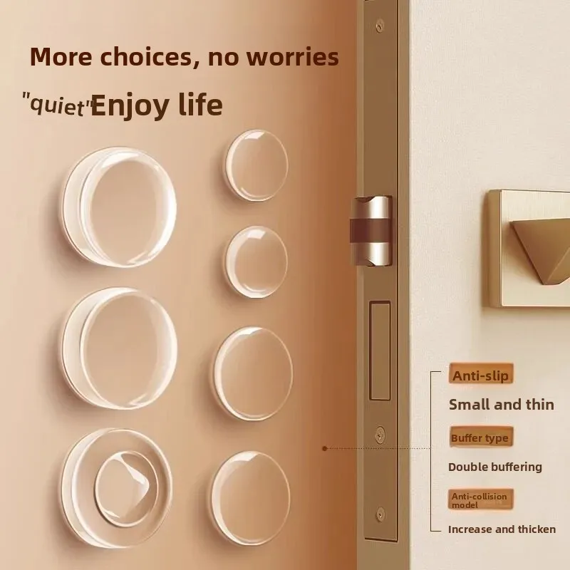 anti-collision silicone, household doorhandle, behind the door, anti-collision artifact, furniture silent anti-collision sticker
