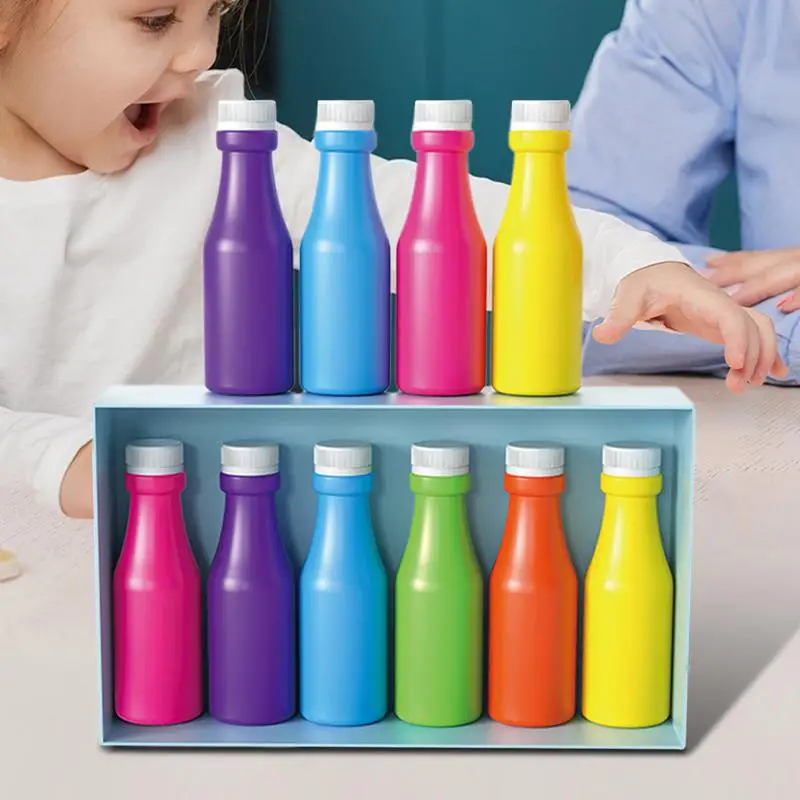 Lustige Spiele für die Familie, Flaschen-Farbspielaktivitäten, lustiges interaktives Spielzeug für Partys im Innen- und Außenbereich, Erwachsene, Kinder, Familienfeiern
