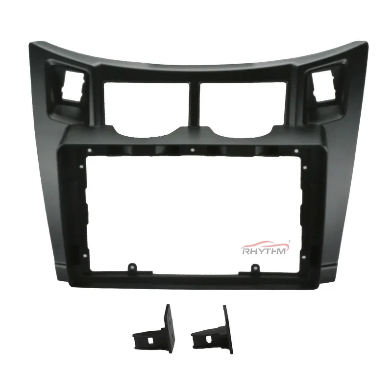 9 Cal samochodu do TOYOTA YARIS 2005-2011 duble Din Radio samochodowe Dvd Fascias Frame Audio adapter montażowy Facia Panel kontrolny