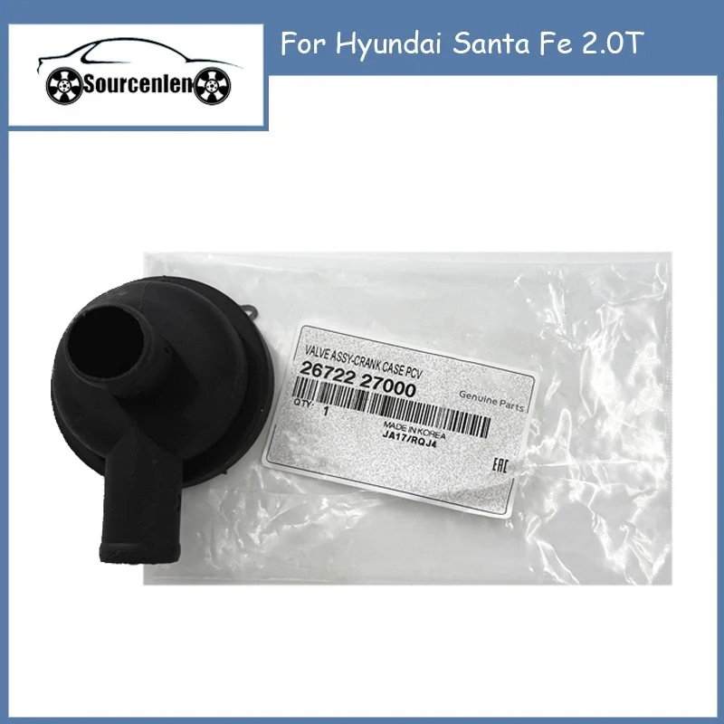 

Совершенно новый клапан PCV картера 26722-27000 для Hyundai Santa Fe 2.0T 2672227000