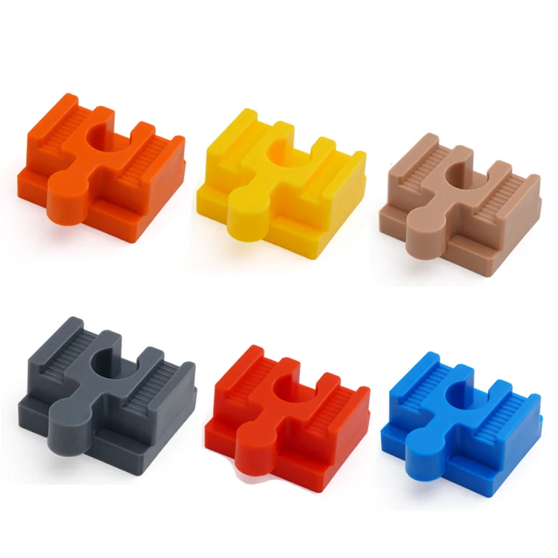 5/10pcs Universal Wooden Tracks Connectors Accessories Big Size Blocks Connection Adapters fit for Brand Train Tracks