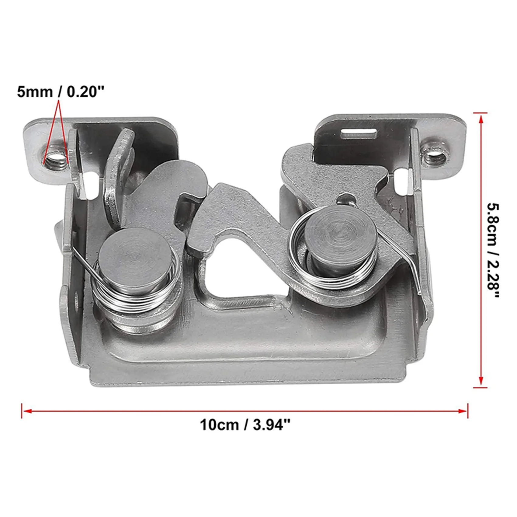 Front Lower Hood Lock Lid Latch 51237115229 for BMW- 335I 135I 328I 335Xi 528Xi 530Xi 535I 550I M3 M5 X3