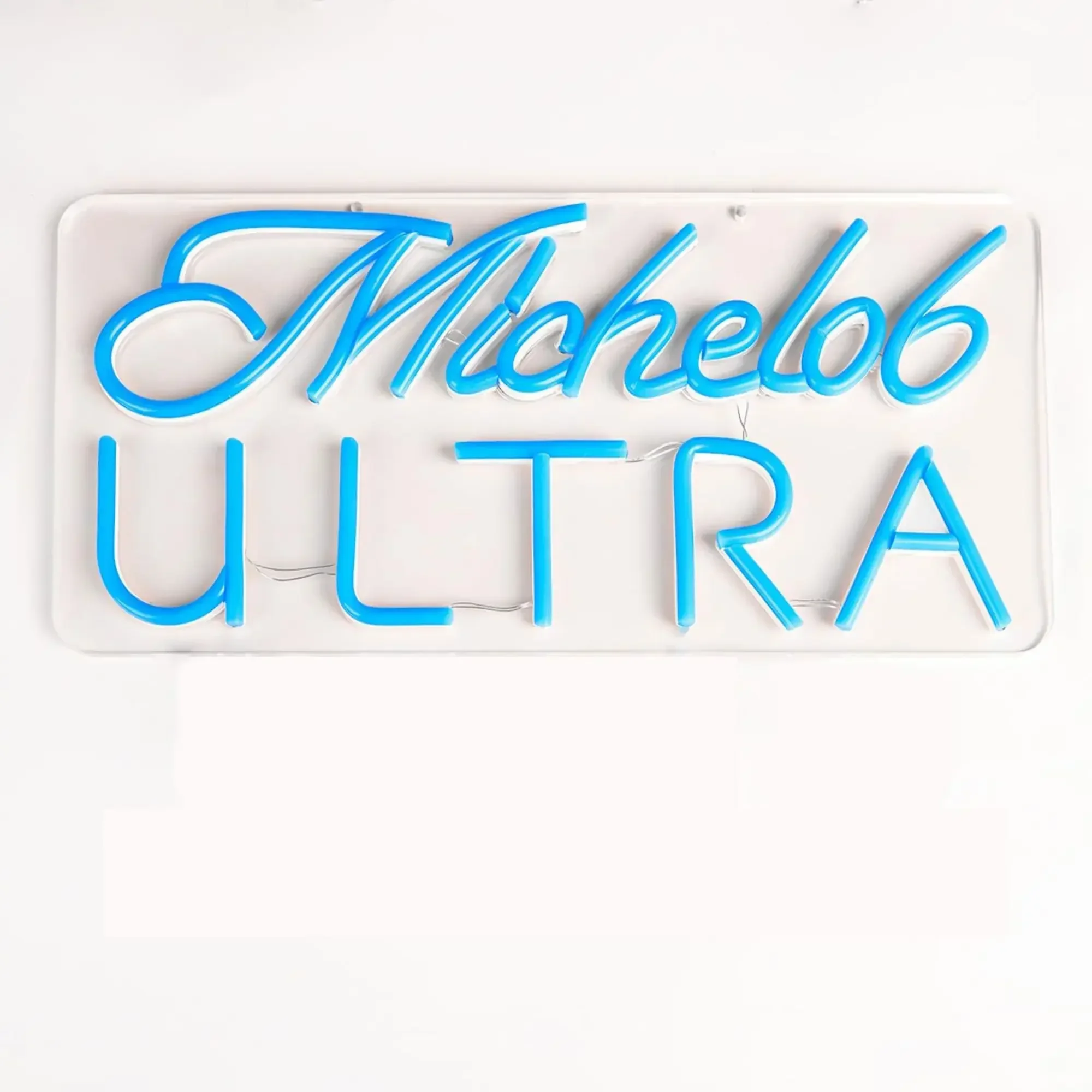 Morelos Ultra Neon Sign LED Wall Art USB Powered Acrylic Lamp Custom Text Theme Decor Home Bedroom Bar Party Aesthetic Light