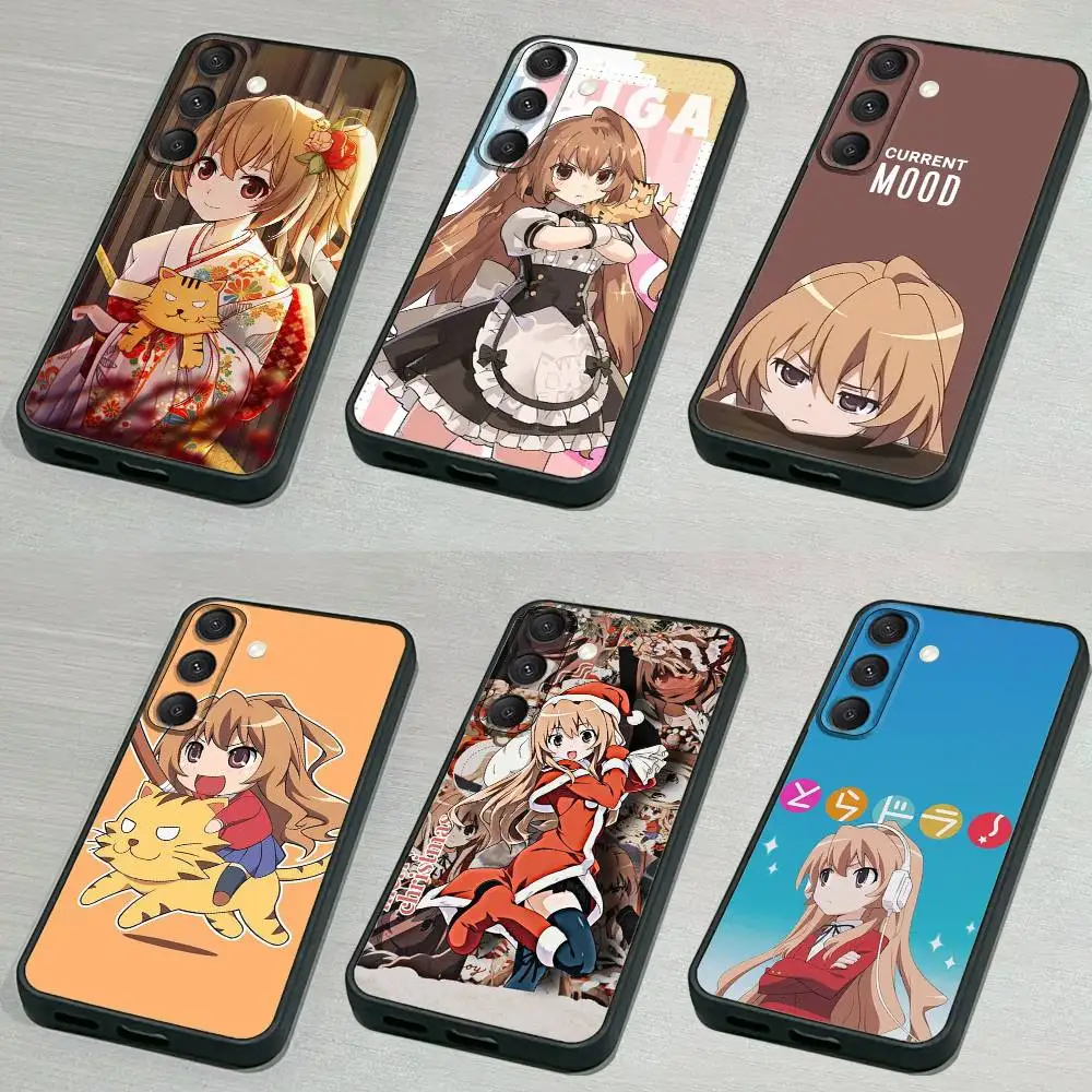 

T-Taiga T-Toradora Aisaka Phone Case For Samsung S 25,24,23,22,30,21,10,9,Ultra,Plus,Lite,FE,4,5G Black Soft Case