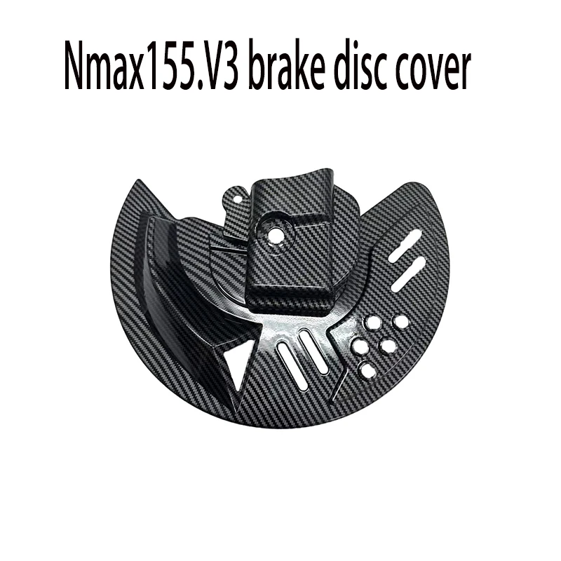 

Suitable For Nmax155V3 Brake Disc Cover Protective Cover Carbon Fiber Pattern Water Transfer Printing Motorcycle Modification Ac