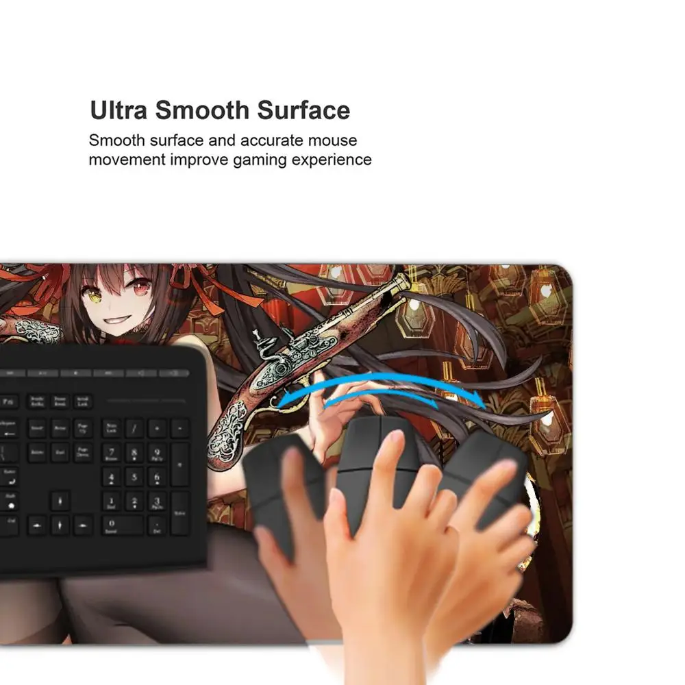 Date a live Tokisaki Kurumi Mouse Pad Keyboard Mousepad lauge 1200X600 mm Desk Mat PC Gamer Office Carpet Home Table pad