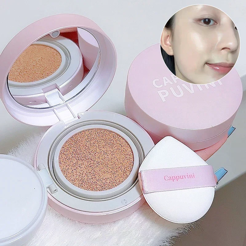 Cappuvini hidratante almofada de ar creme luz à prova dwaterproof água base líquida natural ilumina o tom da pele almofada de ar bb creme