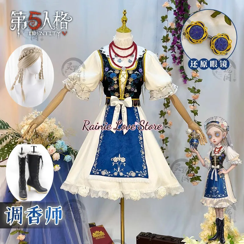 

Косплей-костюм для косплея персонажа игры Ⅴ Vera Nair, костюм Джудит, голубая кожа, волшебный парик Mnemosyne, женская обувь для костюмированной вечеринки на Хэллоуин