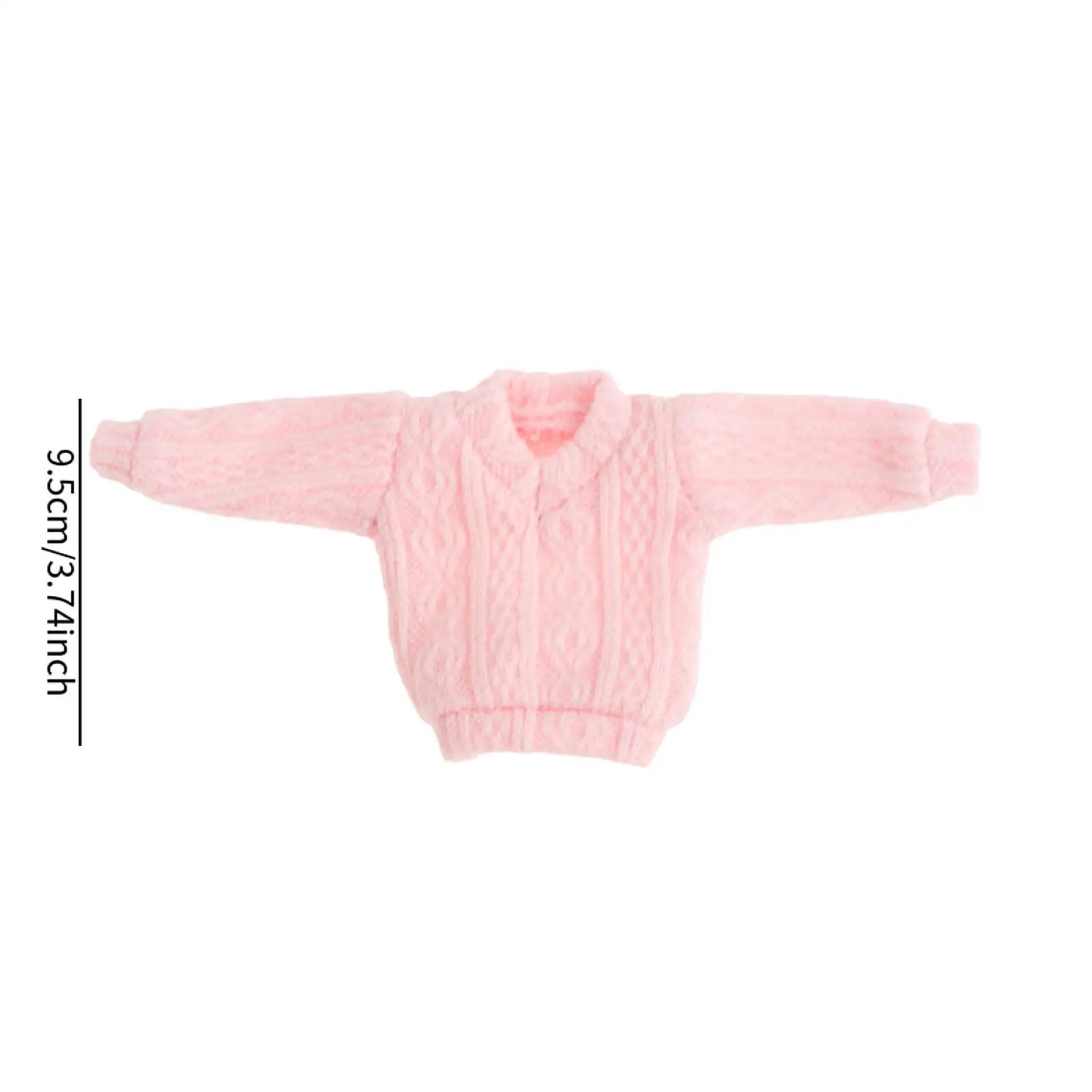 Ropa para muñecas femeninas, suéter tejido, accesorios para muñecas, ropa de figuras de acción de moda en miniatura para figuras de acción de 6 pulgadas, 1/12