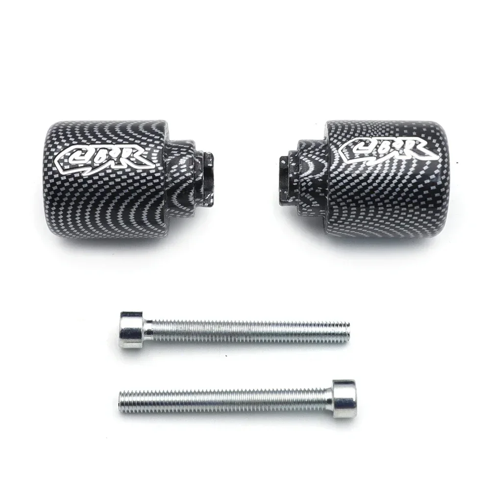 Motorcycle Parts Skull Carbon fiber Bar End For Honda Gold Wing GL 1800 2001-2008 ，CBR 600 RR 2003-2008 ，VFR 800 1998-2008