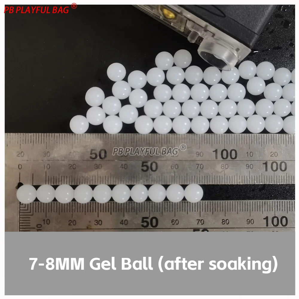 1kg 7-8MM Melkwit Gel Bal Munitie voor Gel Blasters Waterabsorberende Kralen Speelgoed Pistool accessoires Groothandel QJ147