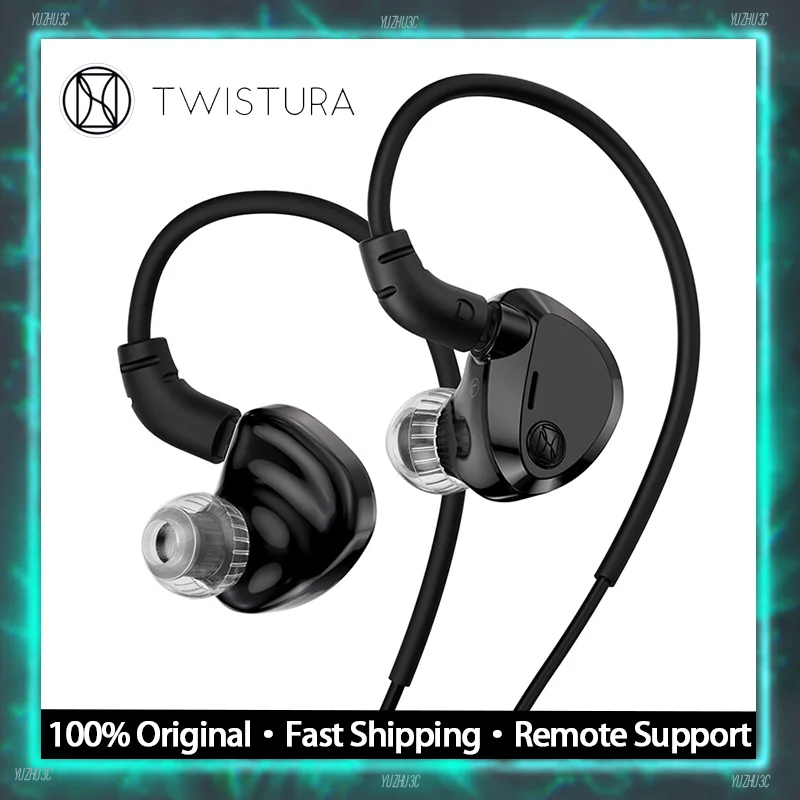 TWISTURA Delta Delta In-Ear Monitor High Resolution HiFi Earphone All Scene Tuning Zero Latency Wired Gaming Headphone with Mic