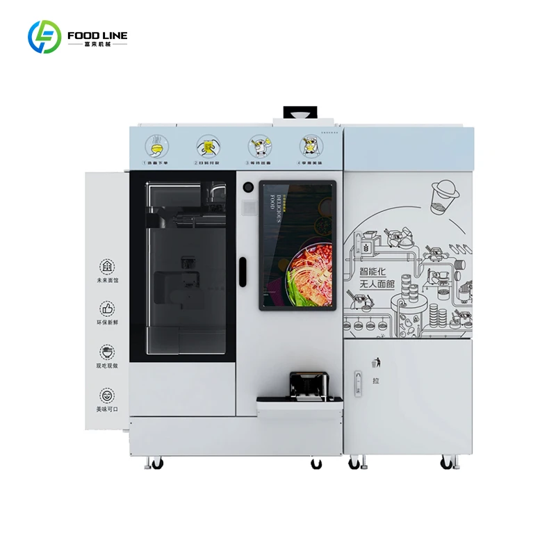 New Automatic Chinese Ramen Noodle Making Machine Hot Selling Fresh Ramen Vending Machine