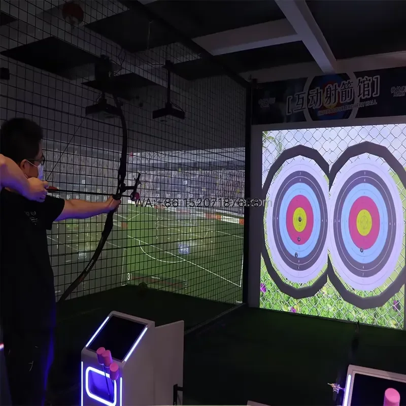Wmwmnu for Archery Sponge Game Children Indoor Interactive Projection Shooting Equipment Arcade Entertainment