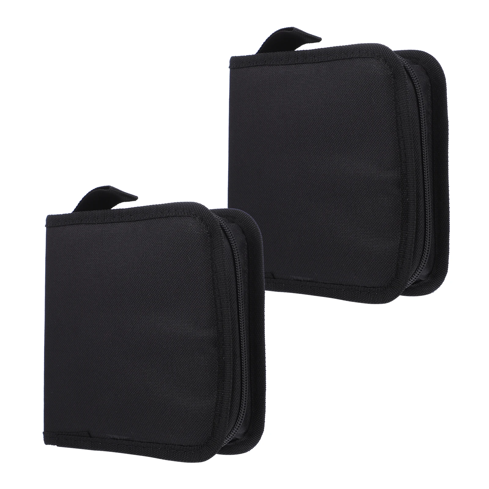 

2pcs CD Large Capacity Storage Bag Oxford Fabric Portable Disc Case DVD Wallet Protects Dust Scratches Corrosion Soft