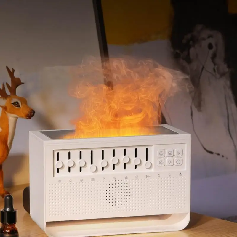 هيكل ترطيب آمن بتأثير اللهب مع صندوق رائحة قابل للإزالة وتنظيم السعة القابلة للتخصيص