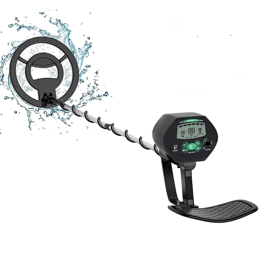 

2023 New Metal Detector MD-4090 with 8" Waterproof Search Coil High Sensitivity Professional Underground Gold Detector Pinpointe