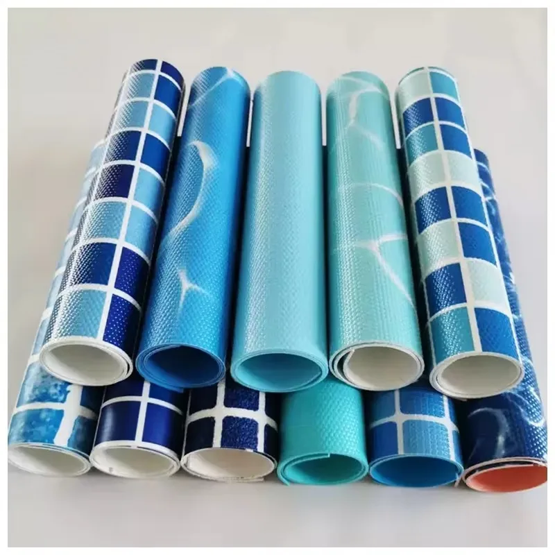 Mosaic vinyl PVC swimming pool lining UV protection, swimming pool lining accessories