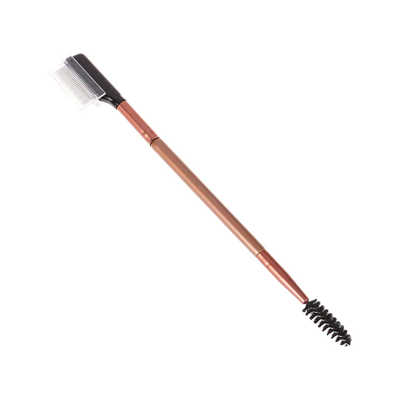 1PC Eyelash Comb Eyebrow Lash Brush Cosmetics Lash Separator Stainless Steel Professional Makeup Eyelash Brush Makeup