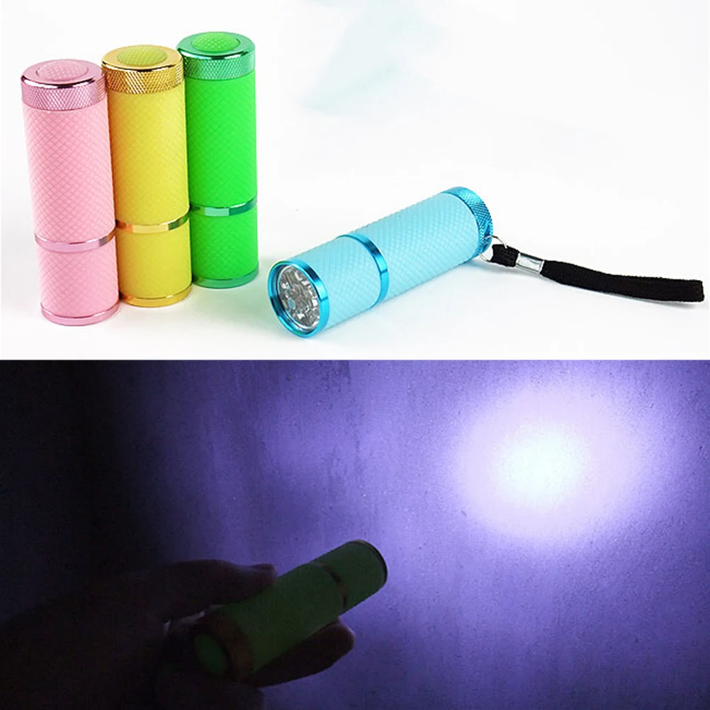 

Purple Flashlight LED Torch Handheld Money Detection UV Home Anti-counterfeiting