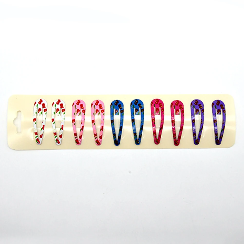 

Children Hair Clips Colorful Floral Barrettes Kids Cartoon Hairpins Toddler Girls Daily Festivals School