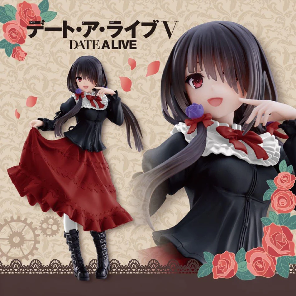 

Anime DATE A LIVE Tokisaki Kurumi Anime Action Figure PVC Toys Cute Dolls Collection Desktop Decoration Boys Birthday Gifts