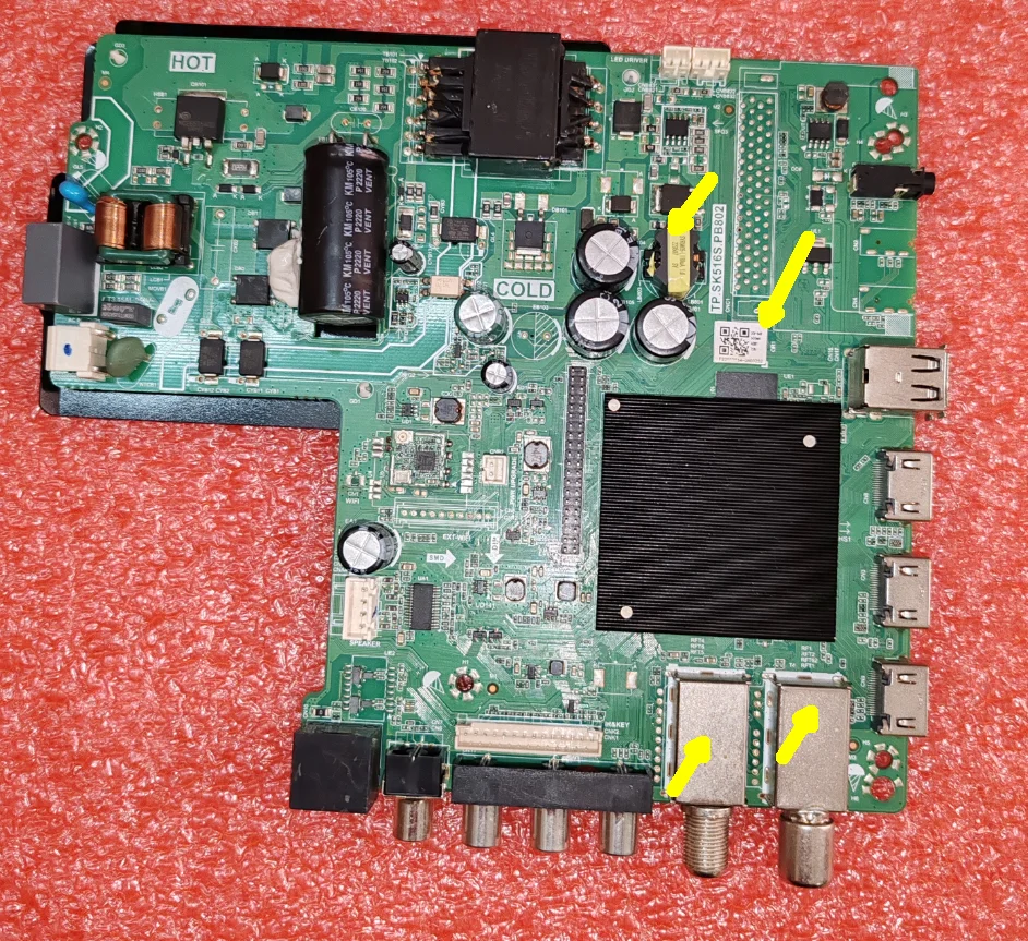 TP.SK516S.PB802 Scheda madre TV tre in uno Rete WiFi 75W 4 specifiche, controllare foto e spedire