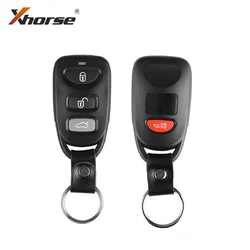 5Pieces Xhorse XKHY21EN Wire Universal Remote Key for Hyundai 3+1 Buttons English Version Working With Xhorse VVDI Key tool