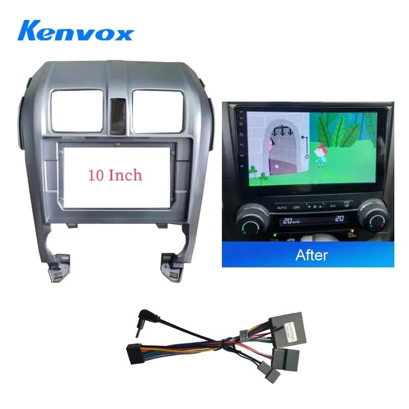 

10 дюймов для Honda CRV CR-V 2007 2011 Android, установка автомобильного радио, лицевая панель, мультимедийный плеер, панель, комплект крепления на приборную панель