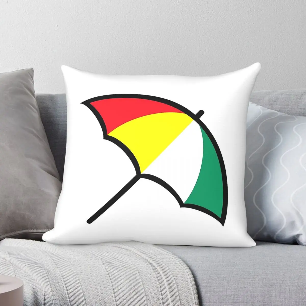 Arnold Palmer Weatherman Umbrella Square Pillowcase Polyester Linen Velvet Printed Zip Throw Pillow Case Bed Cushion Cover 18