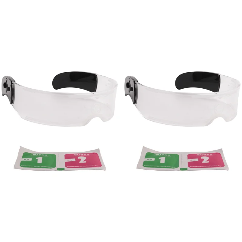 F-3C 1 مجموعة ملونة مضيئة LED نظارات نظارات ملونة بار KTV حفلة عيد الميلاد هالوين الديكور نظارات عطلة الدعائم