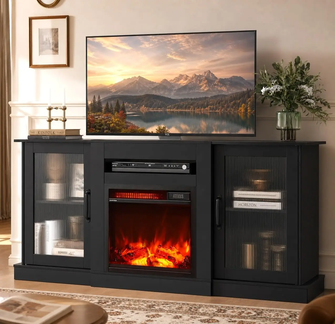 Fireplace TV Stand Entertainment Center 65
