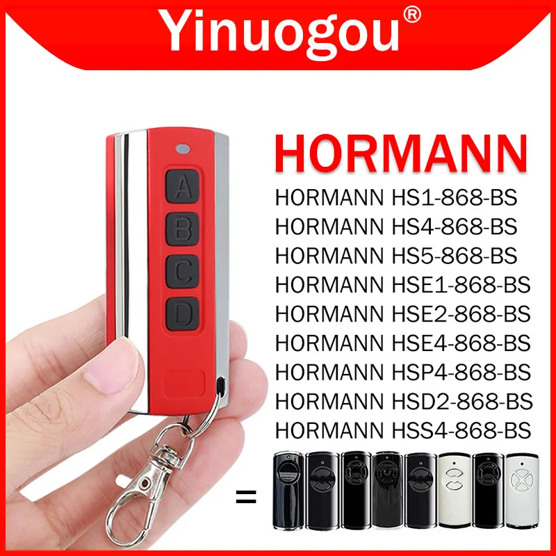 HORMANN BS HSE2-868-BS HSE4-868-BS HSE1-868-BS HS4-868-BS HS5-868-BS HS1-868-BS HSD2 HSP4 HSS4 Garage Door Remote Cotrol 868MHz