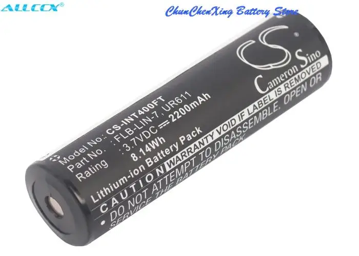 

Cameron Sino 2200mAh Battery FLB-LIN-7, UR611 for Inova T4 , T4 Lights (Old Style) , UR611, NOTE: JUST Fits 2005 And 2006 Models