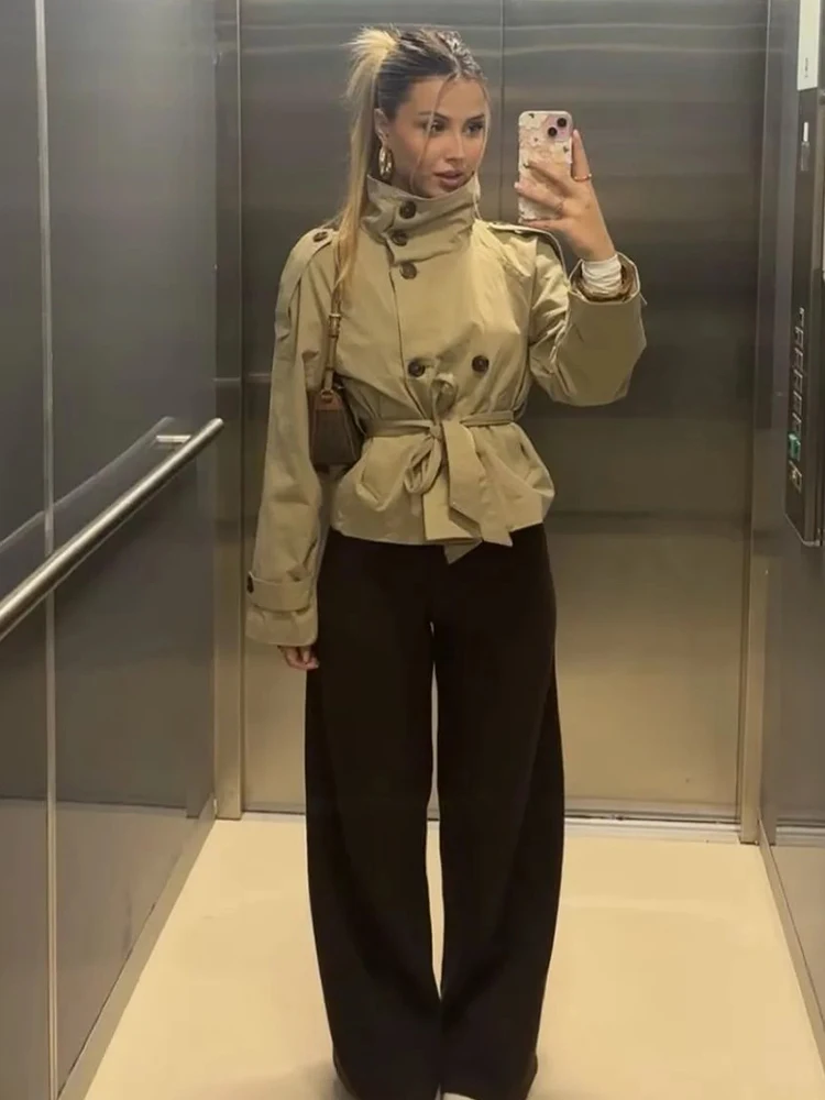 

Women New Jackets Fashion Stand Collar Elegant Autumn Warm Women's Jackets Coats Chic Holiday Coats